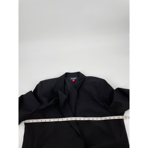 Vince Camuto Womens XXL Blazer Jacket Black Classic Single-Button Dark Academia - Picture 6 of 7